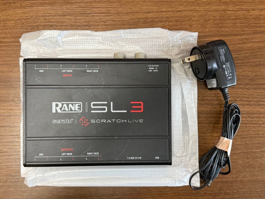 RANE SCRATCH LIVE SL3 DJインターフェース 電源付き - メルカリ