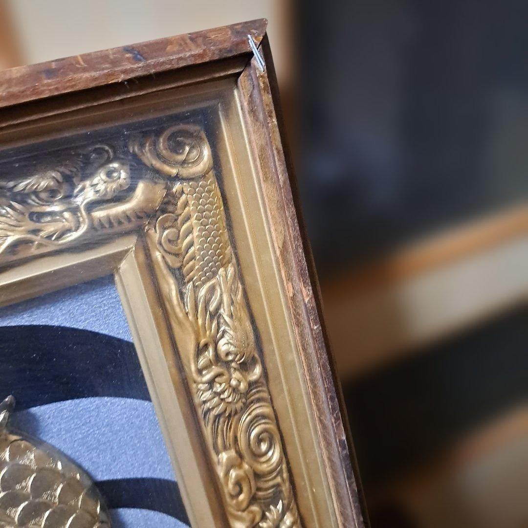 ひ*き様 希少 松庵 純金純銀鍍金 昇龍 縁起物 開運 金運 再出品です