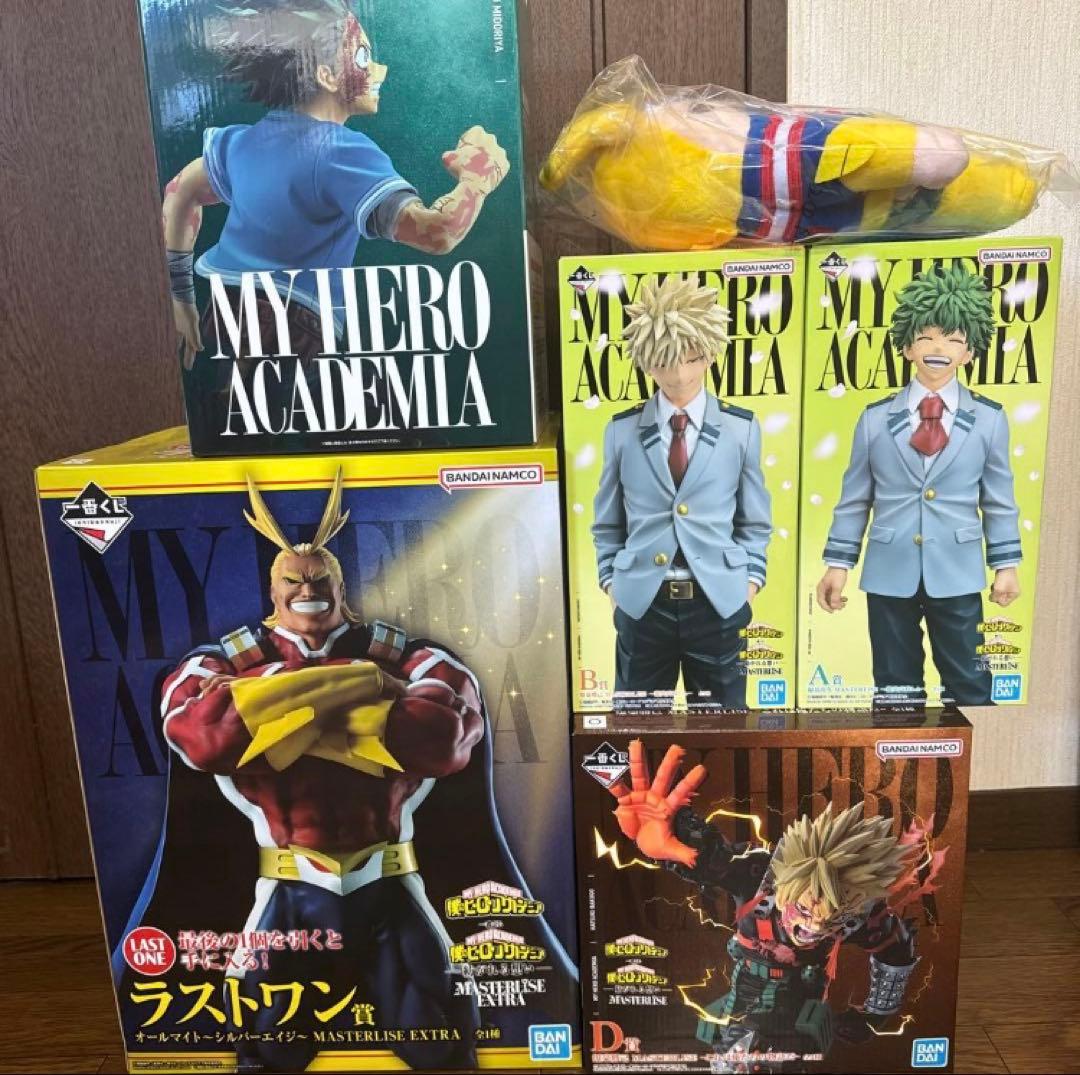 ヒロアカ 一番くじ 紡がれる想い フィギュア コンプリート - メルカリ