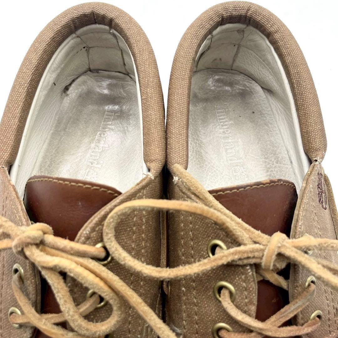 ティンバーランド デッキシューズ 3EYE A15CW 27.5 茶 Y1383