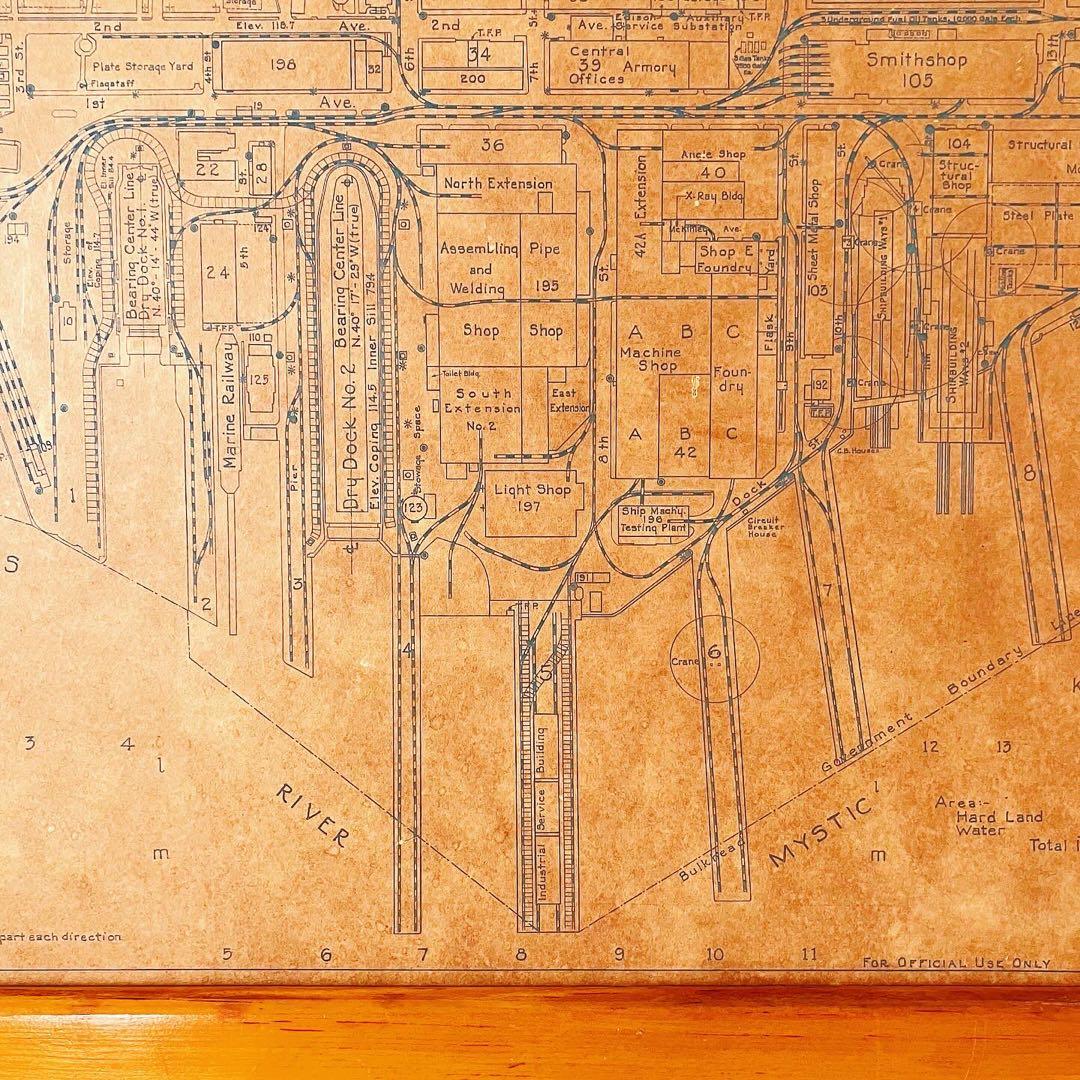 アメリカンビンテージ雑貨 古地図 USNAVY ブロカント 古道具 アンティーク