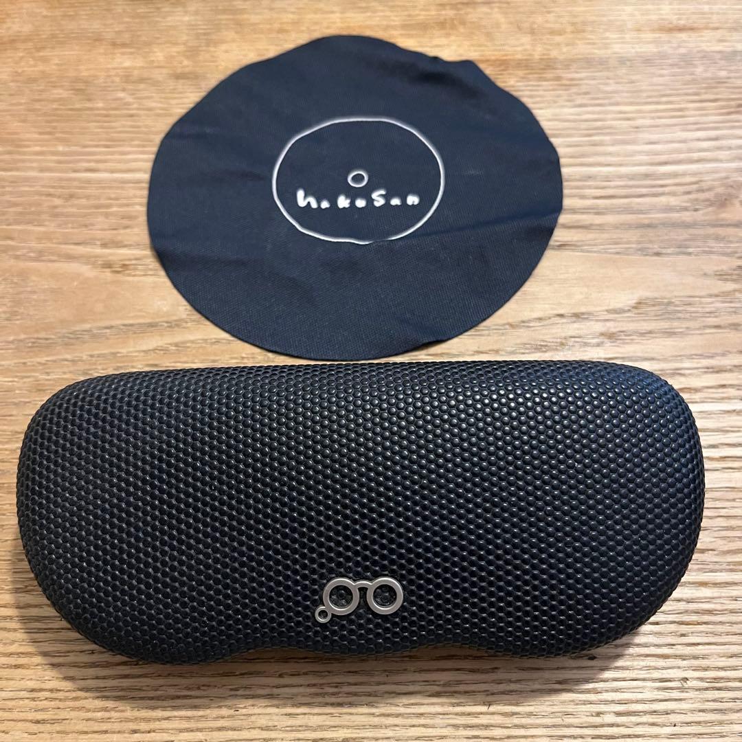 白山眼鏡店 HANK 1975 黒 ケース、メガネクロス付き - メルカリ