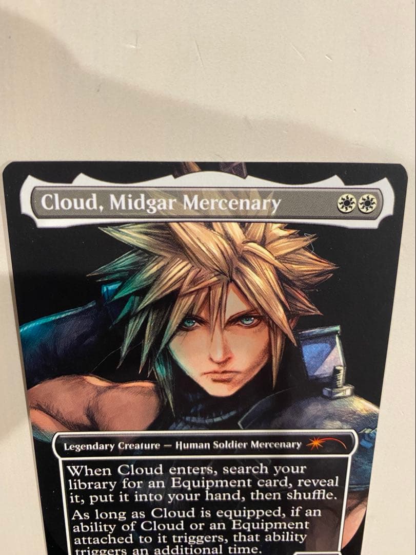 mtg ミッドガルの傭兵、クラウド 英語版 限定 プロモ - メルカリ