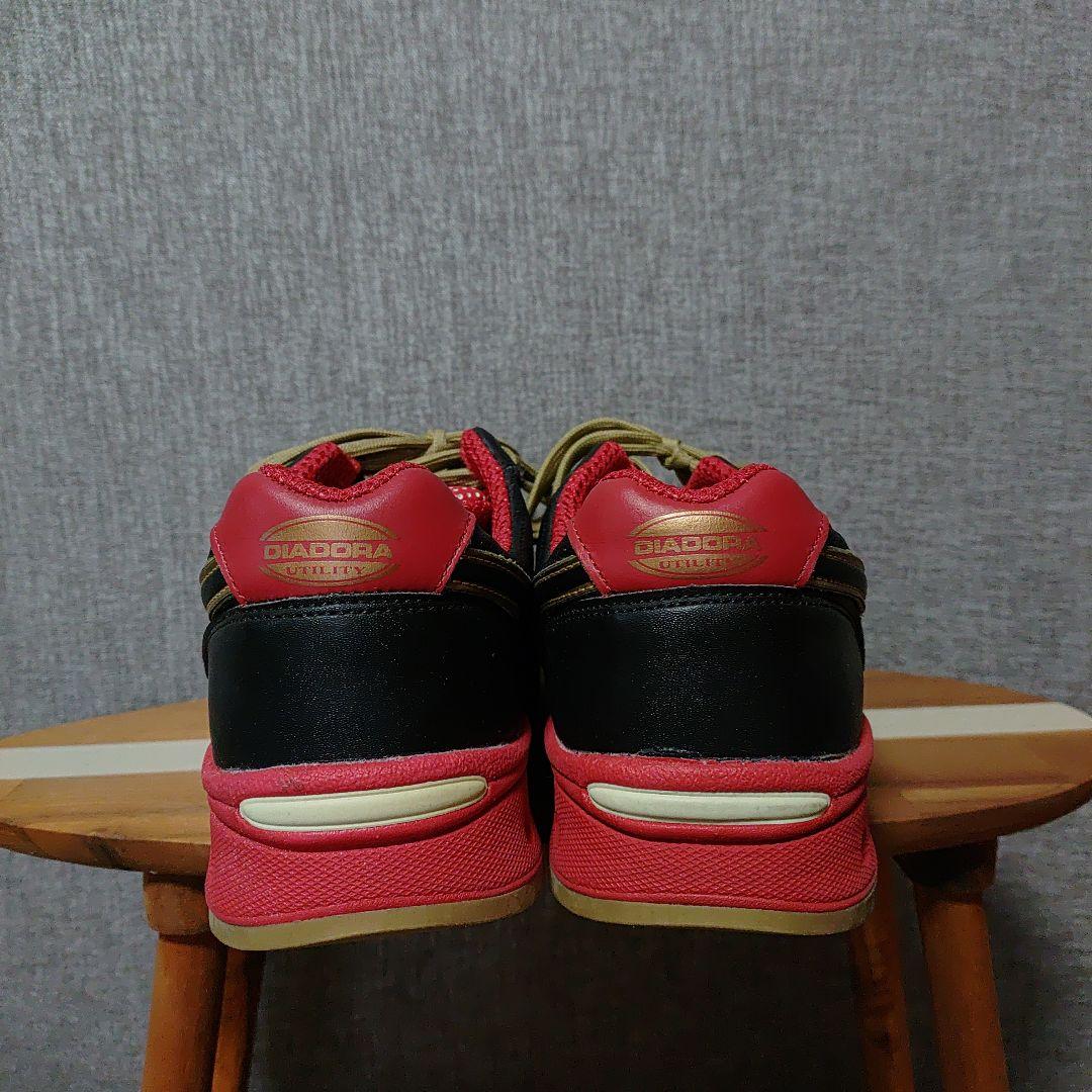 DIADORA 安全靴 黒/赤 27.5cm EEE