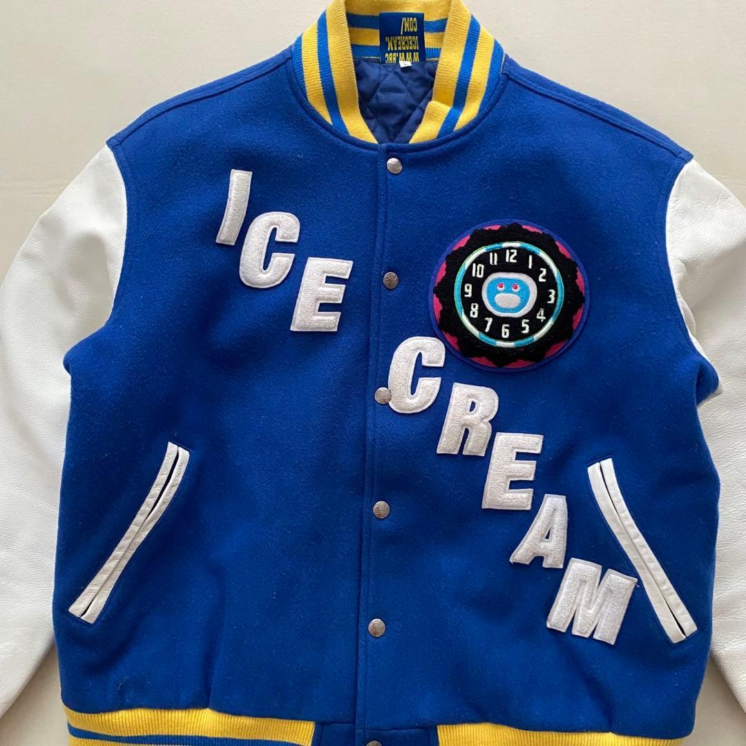 ICECREAM スタジャン ビリオネアボーイズクラブ BBC 袖レザー - メルカリ