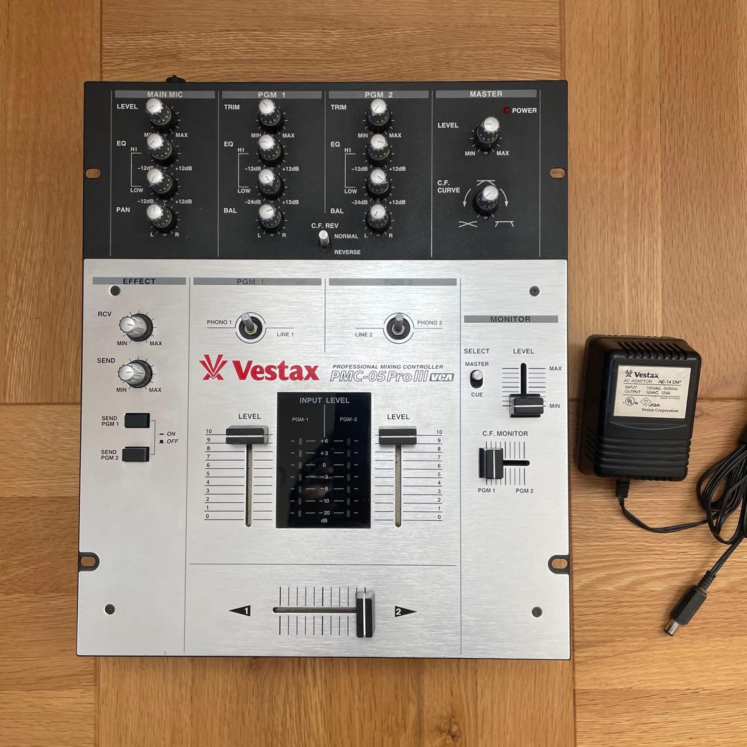 Vestax PMC-05Pro III VCA DJミキサー Vestax,ベスタクス,Vestax PMC-05Pro3,Vestax PMC05ProⅢ,Vestax PMC