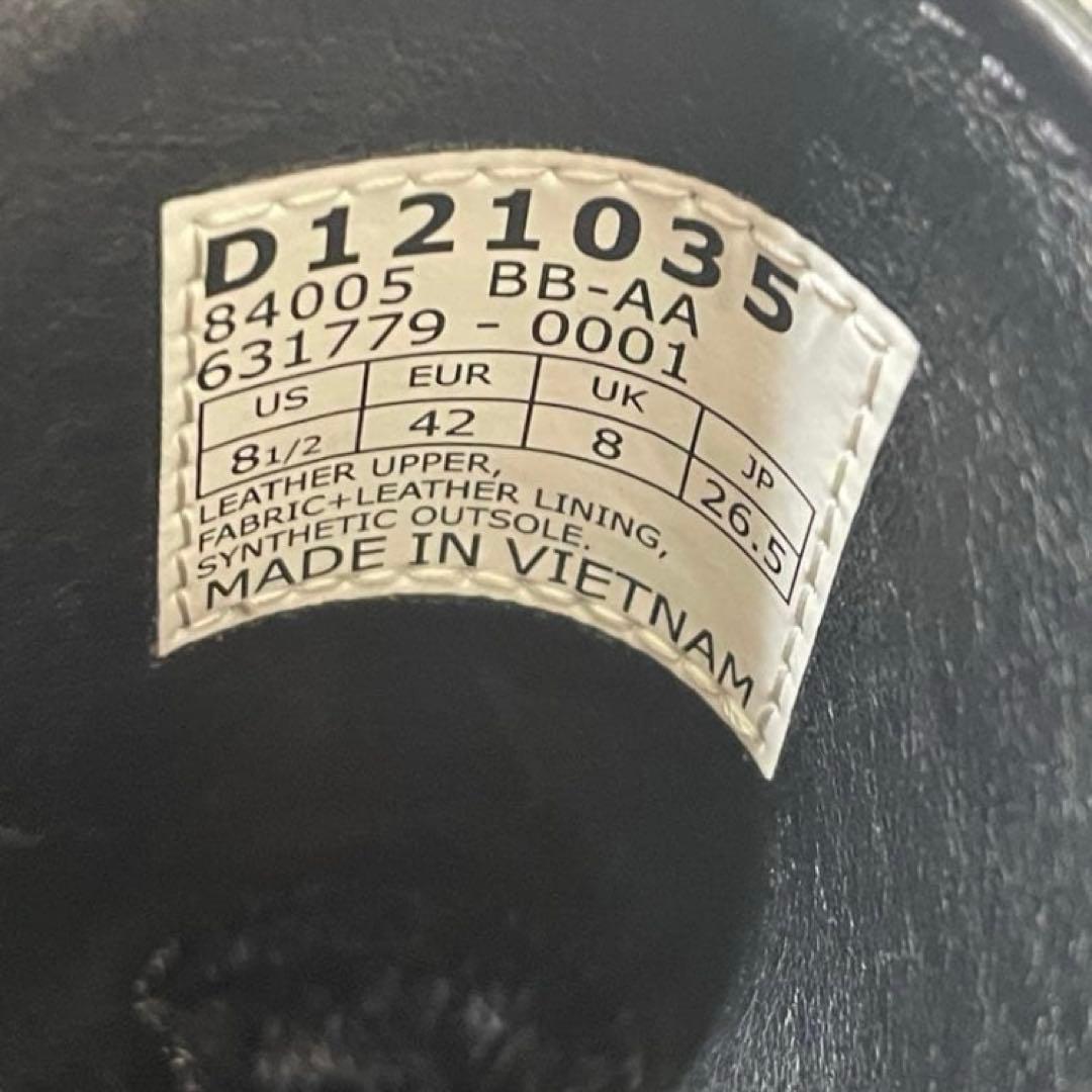 ダナー　フィールド　オールレザー　ブラック　26.5cm D121035