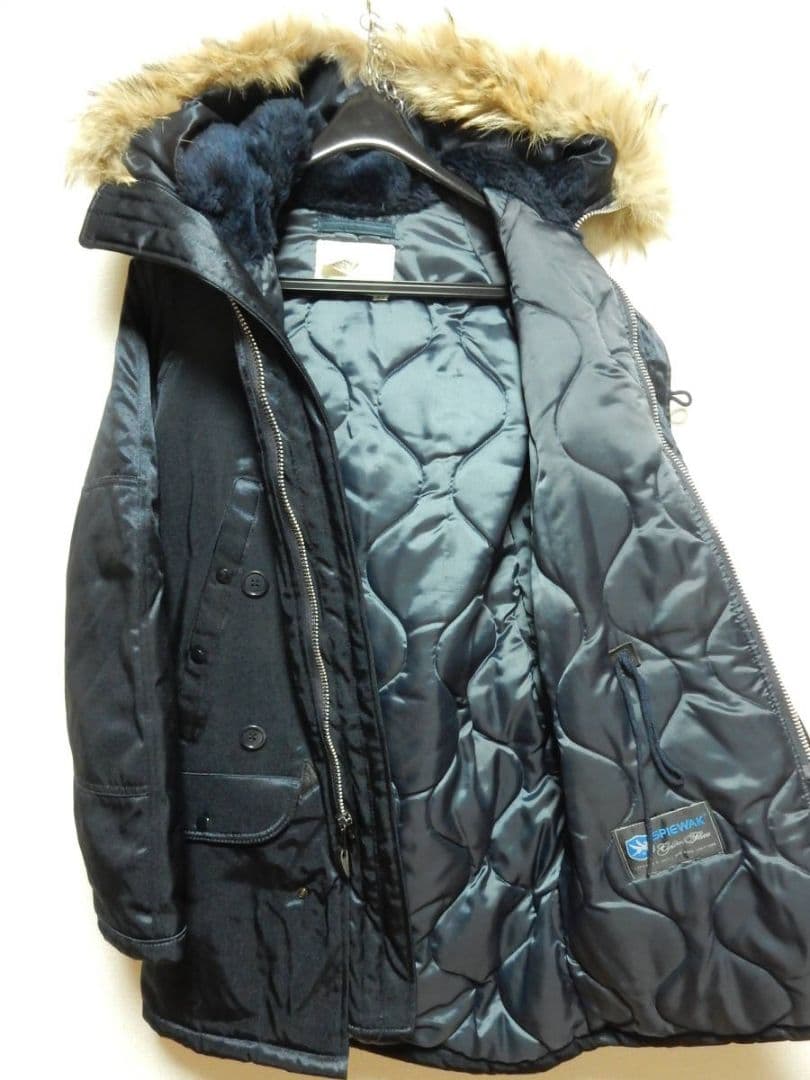 サイズS相当！廃盤！スピワックSPIEWAKネイビーN-3Bタイタンクロス34