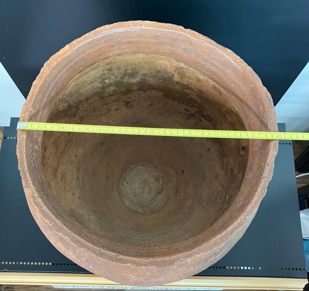 古信楽焼 大瓶 江戸中期 鑑定書付 高さ50.5cm 保存状態良 骨董品