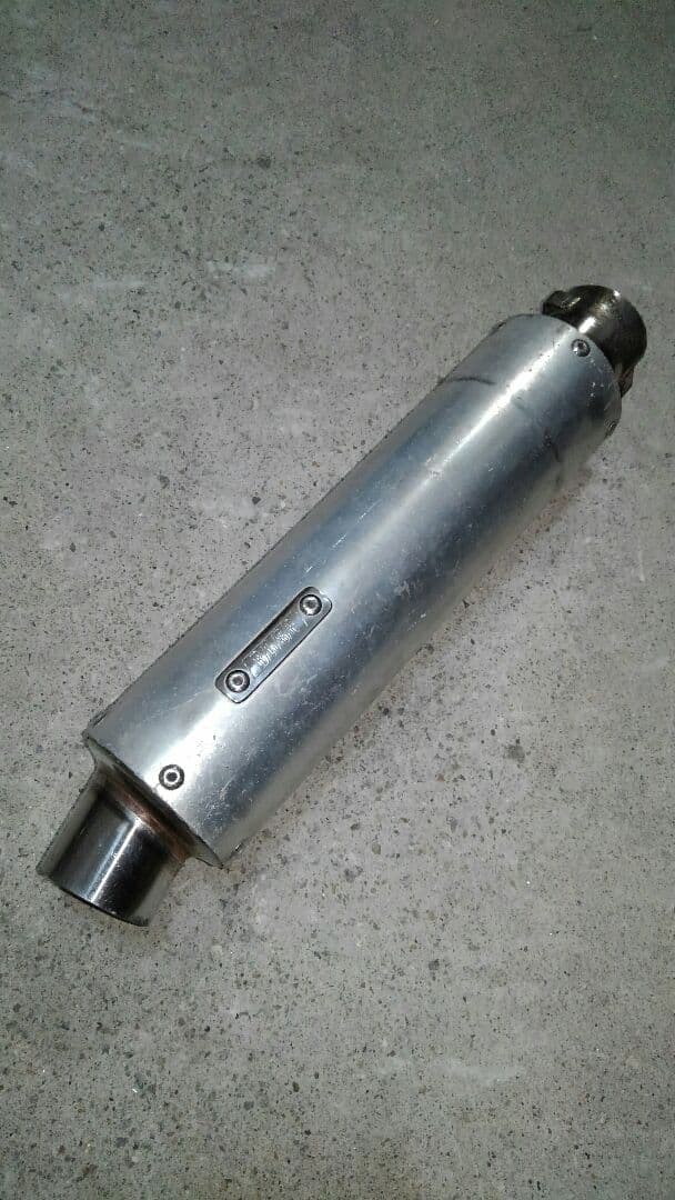 CBXの希少ベース管ステンレス左出し42.7π 雷プリティー極サタケ！CBR