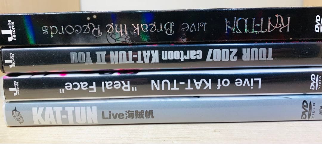KAT-TUN 6人時代 ライブ DVD 4点 セット 初回限定盤 KAT-TUN 初回