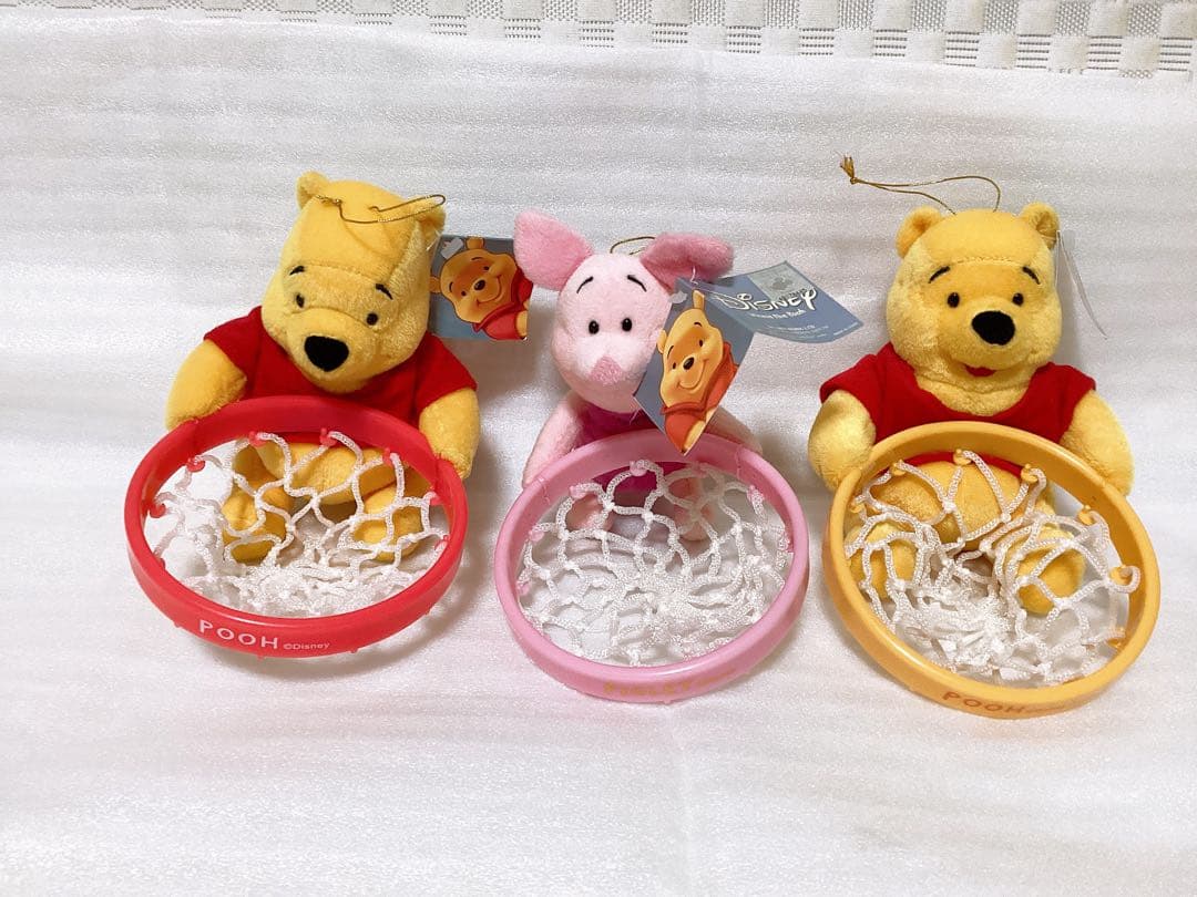 ❤︎Disney❤︎くまのプーさん&ピグレット ミニバスケットゴール