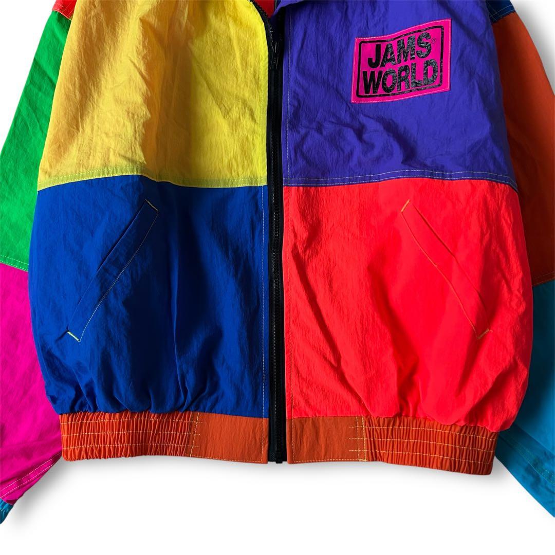 美品 USA製 90s JAMS WORLD クレイジー ナイロン ジャケット - メルカリ