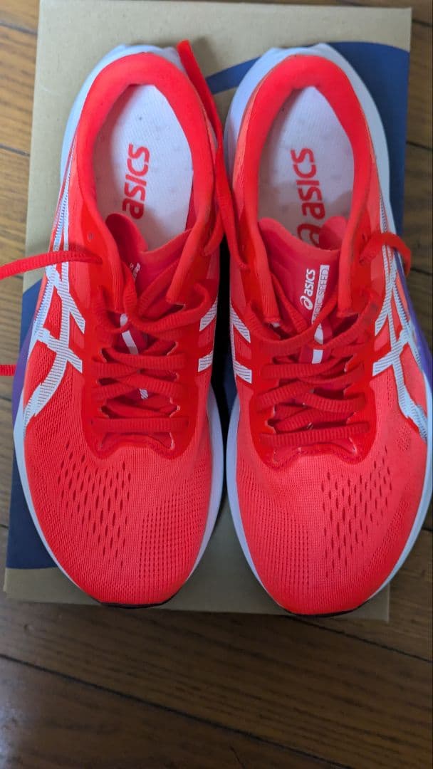 ASICS MAGIC SPEED 4 25.0cm レッド