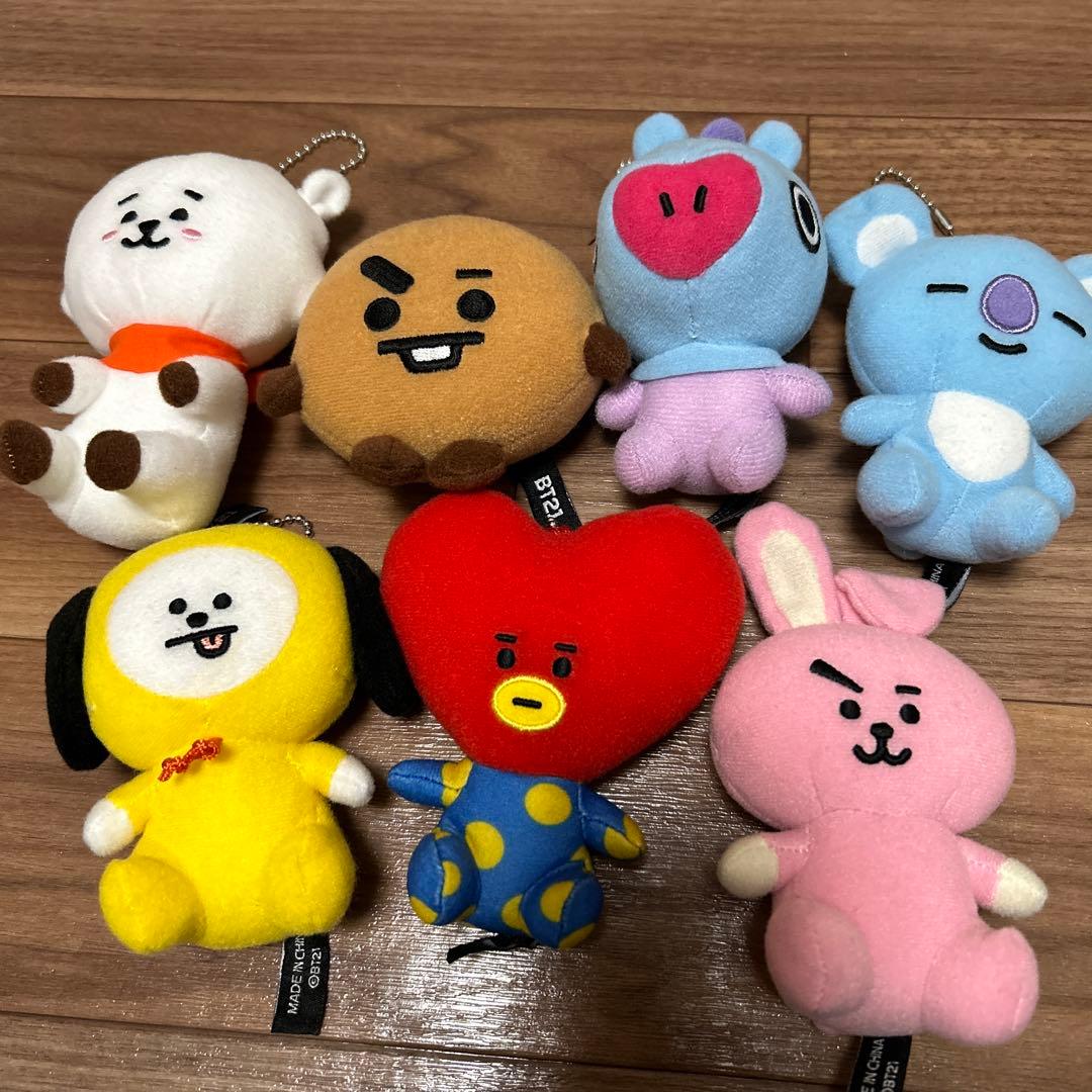BTS BT21 ぬいぐるみ 7点セット - メルカリ