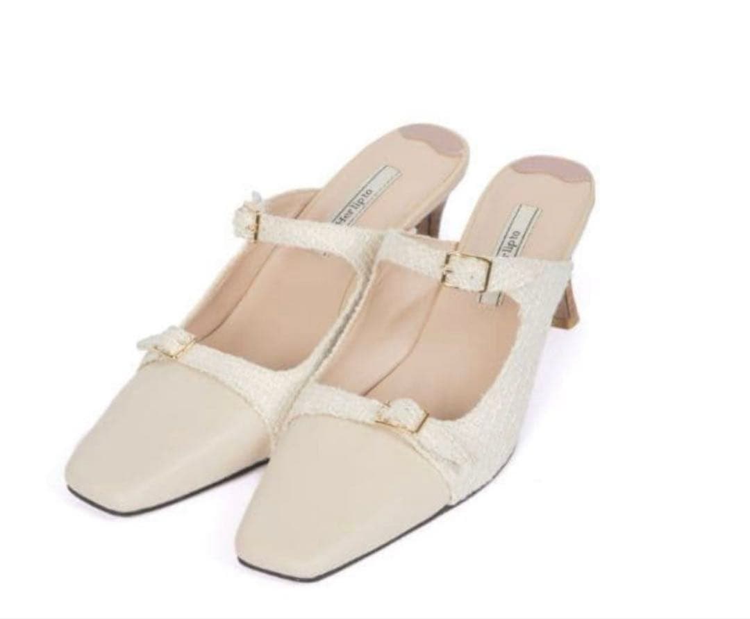 Herlipto Mademoiselle Mulesミュール 36 - メルカリ