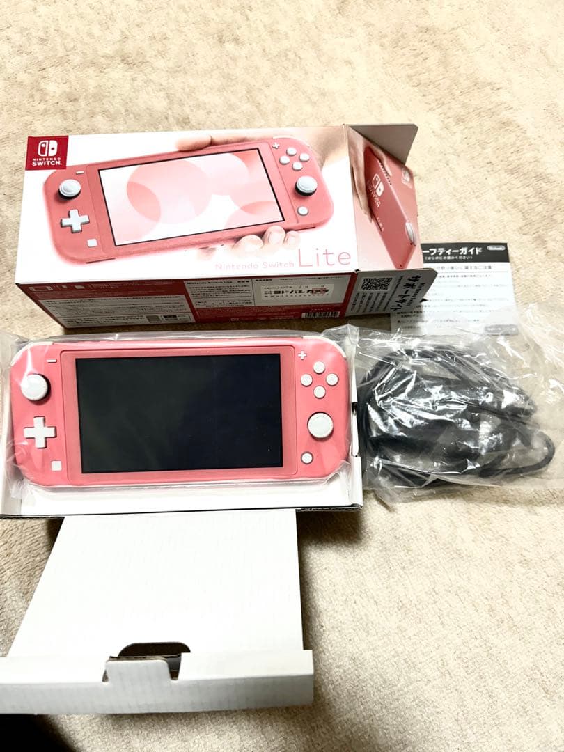 Nintendo Switch Lite ピンク 本体極美品全部セット