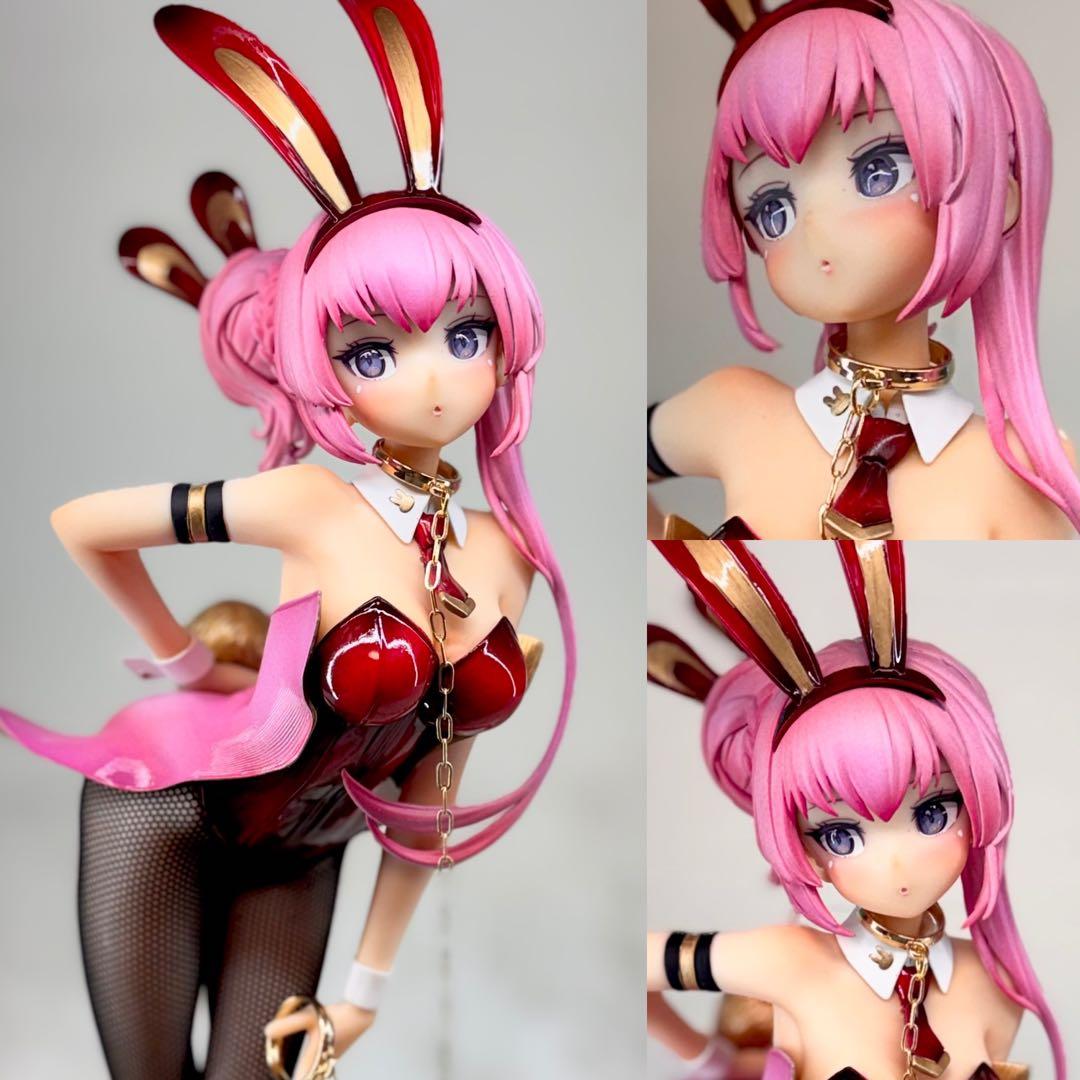 初音ミク 巡音ルカ フィギュア リペイント バニーver ゴールドパーツ