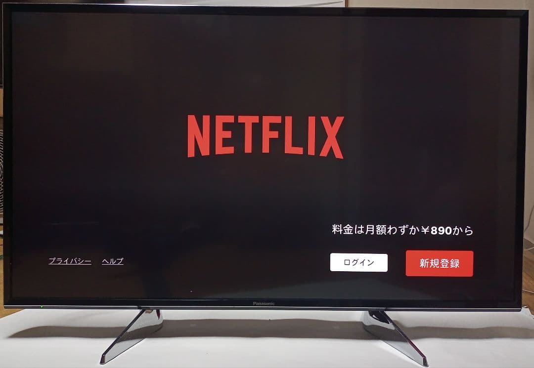 2017年Pana製43インチ4K高画質インターネットTV、Netflix対応 - メルカリ