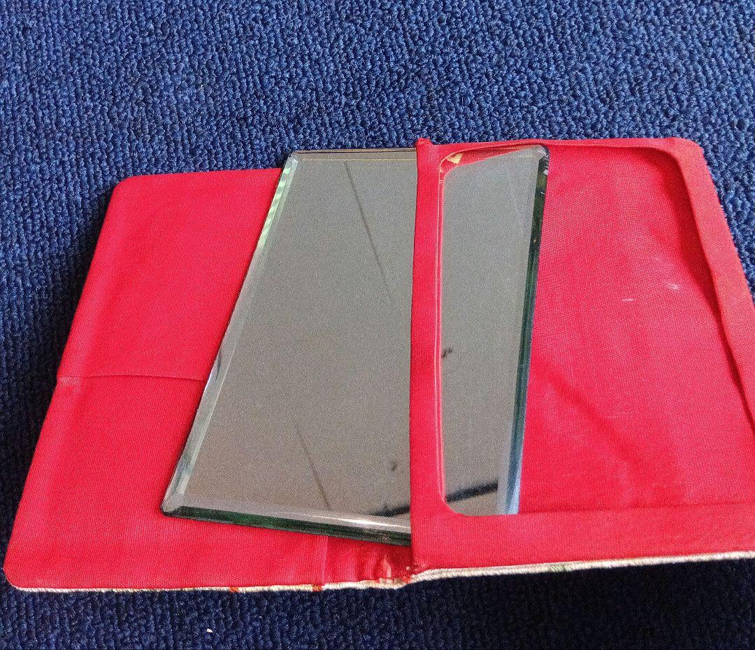 若菜君子　刺繍デザイン　エチケットミラー　鏡　宝塚　レトロ