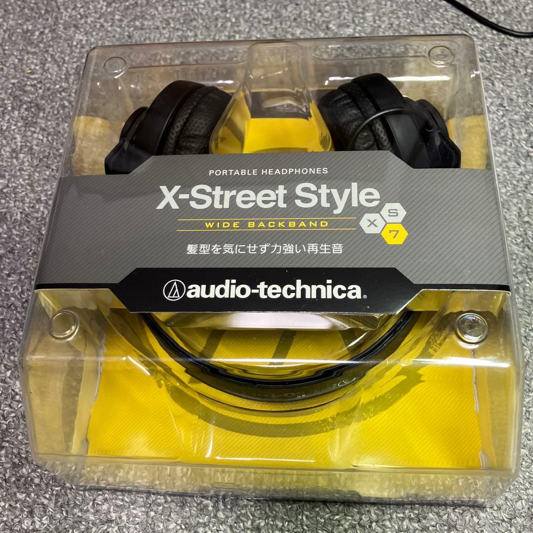 audio-technica ATH-XS7 ブラック 新品未開封パッケージ入り ATH-XS7｜ヘッドホン：ワイヤードヘッドホン｜オーディオテクニカ