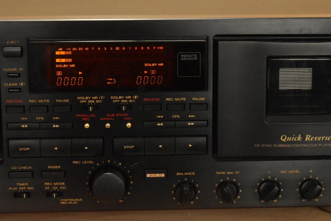 TEAC W-6000R ダブルオートリバース カセットデッキ ワンオーナー