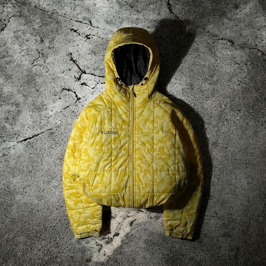 hooded puffer jacket 迷彩 ハニカム L - メルカリ