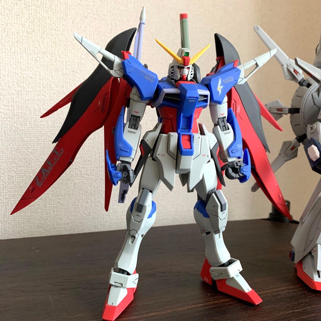 MG 1/100 完成品 デスティニーガンダム レジェンドガンダム - メルカリ