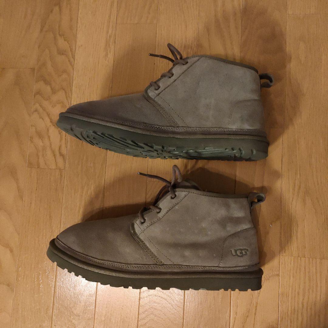 UGG グレー スエード ムートンブーツ 30.5cm S/N 3236