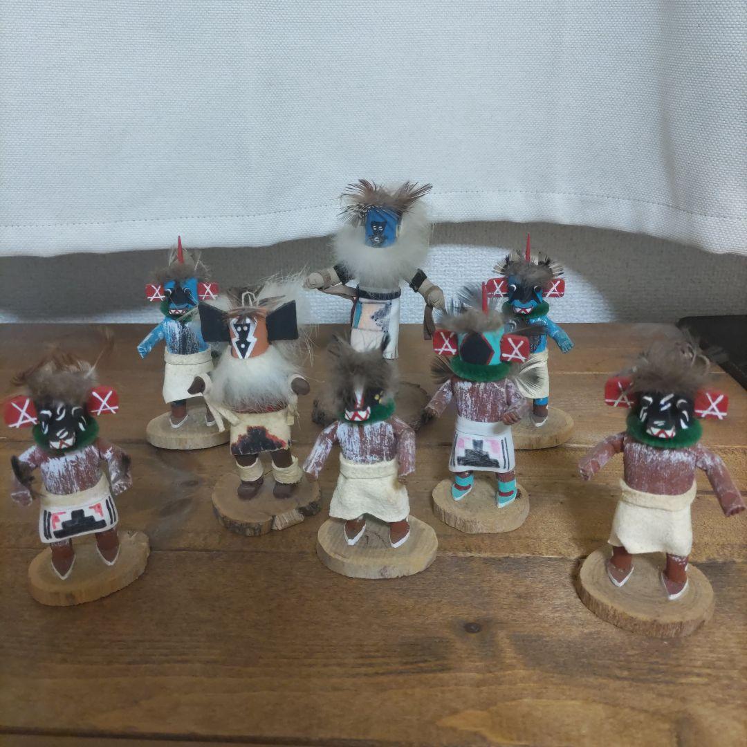 カチナドール8体セット Kachina Dolls – Garland's