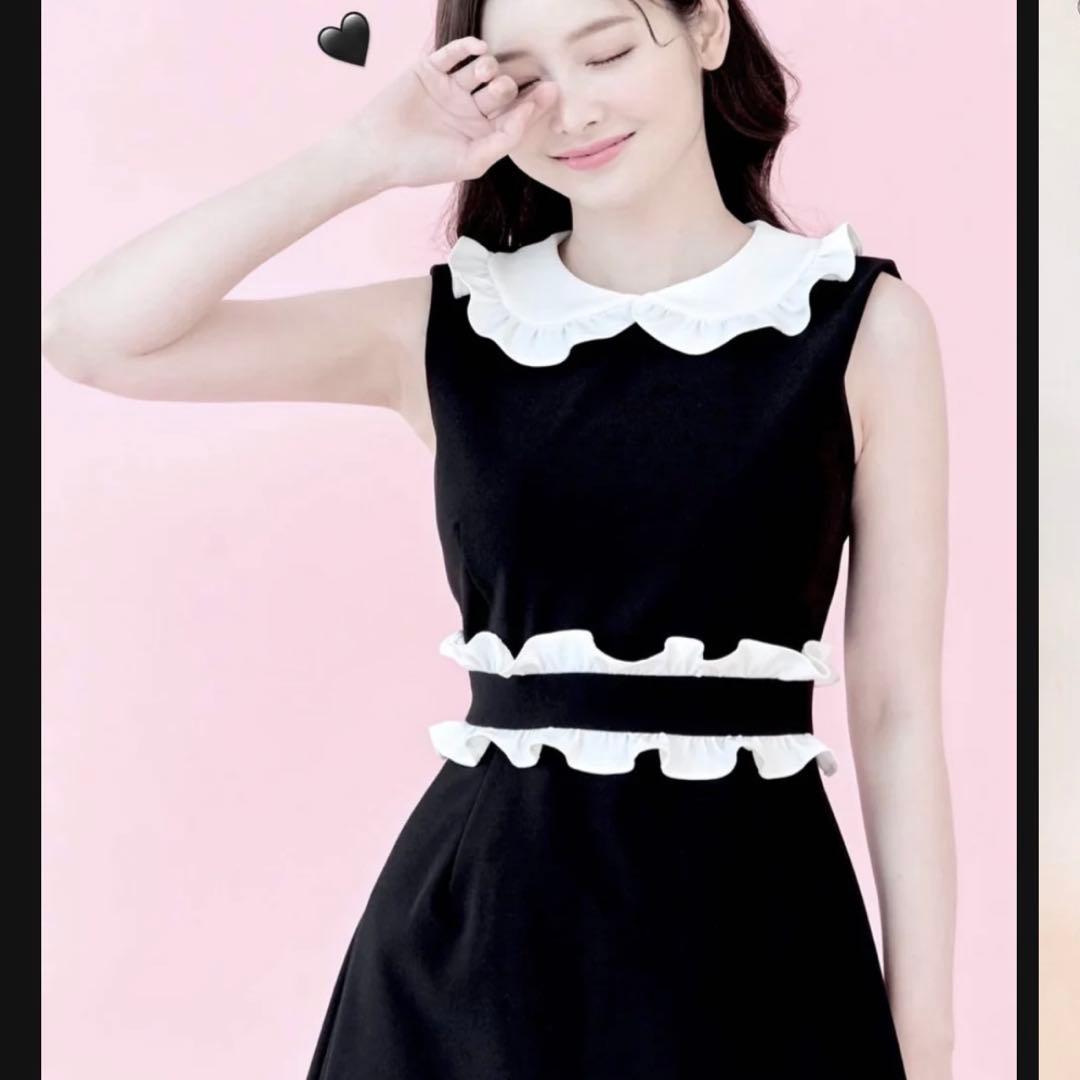 JILTU petit frill dress 黒 - メルカリ