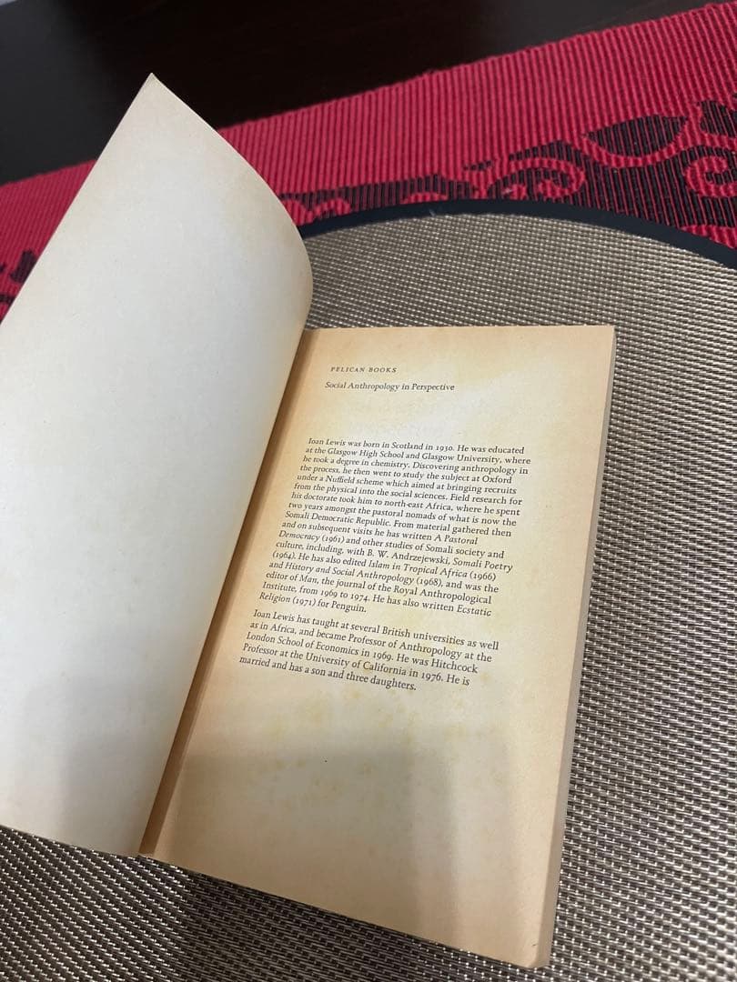 希少Social Anthropology in Perspective