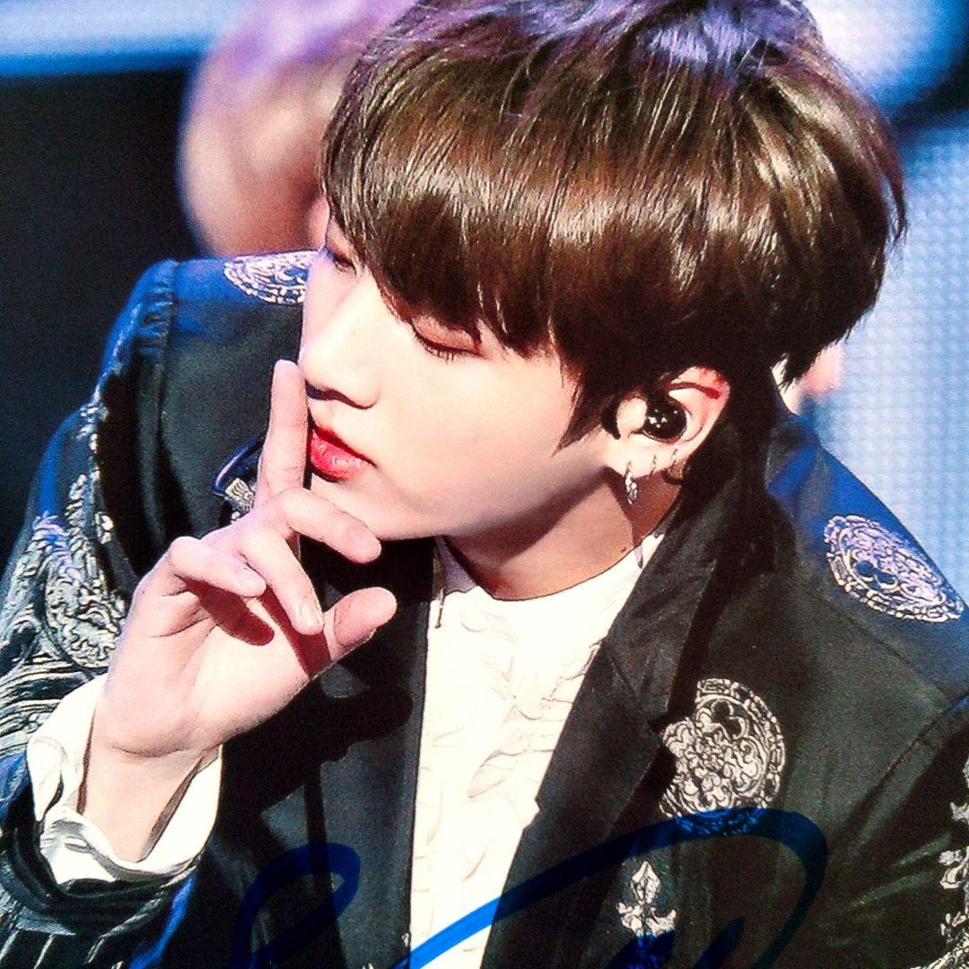 ジョングク直筆サイン入り2Lサイズ写真…BTS…防弾少年団…JUNGKOOK