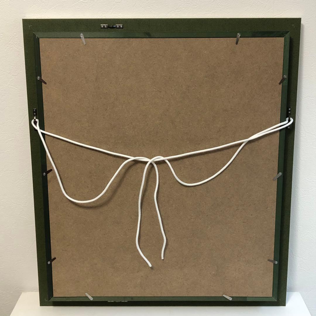 「 椅子にもたれる女」日笠英朗 油絵　★新品の額縁アクリル板