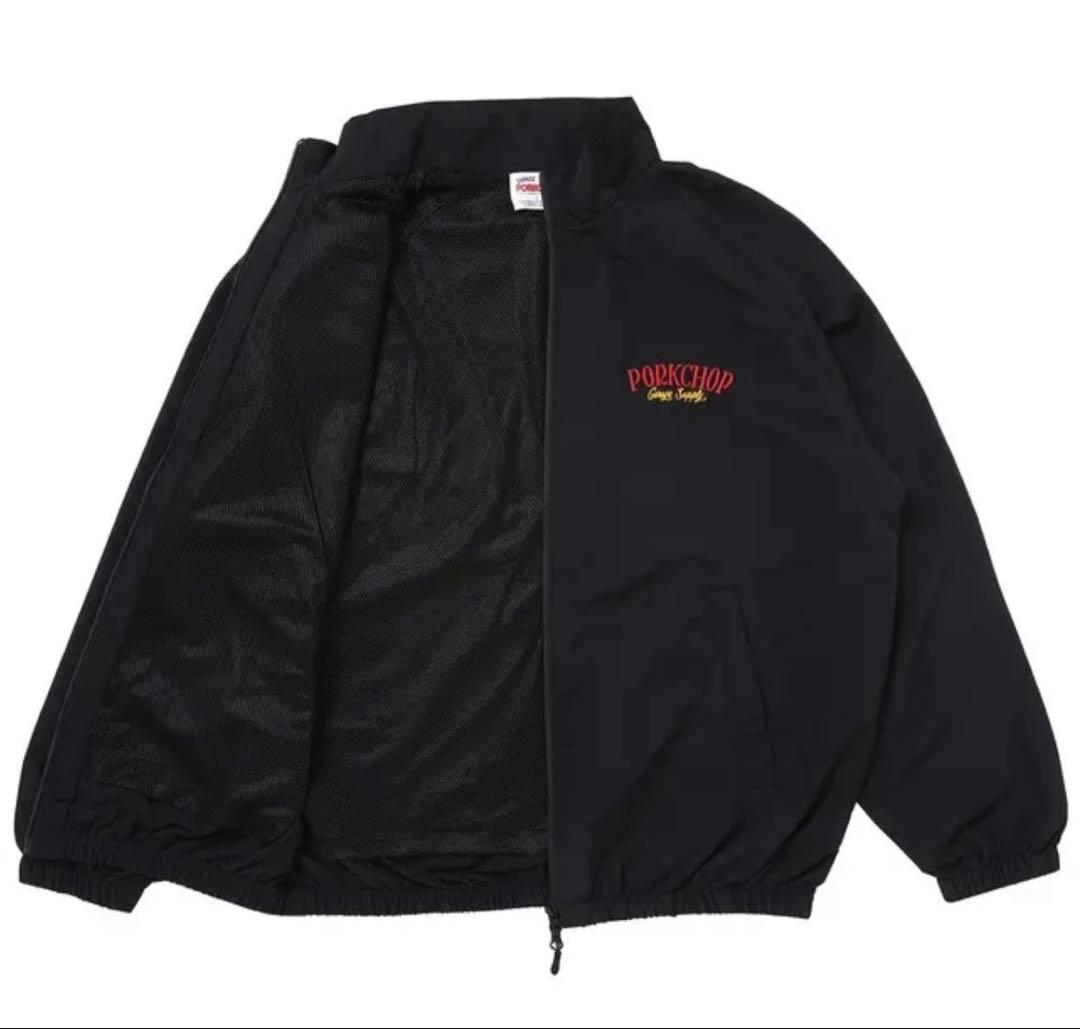 新品 オマケ付き PORKCHOP ポークチョップ ナイロンジャケット L 黒
