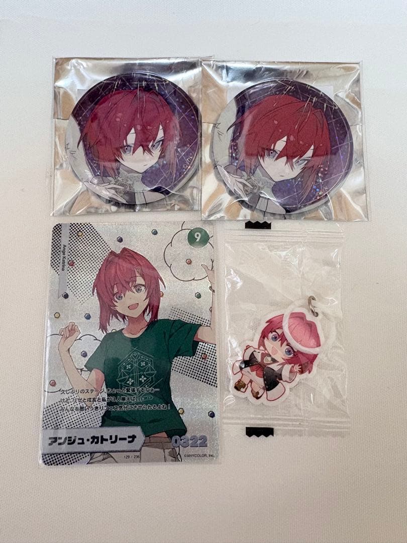 にじさんじ アンジュ・カトリーナ 缶バッジ、カードセット - メルカリ
