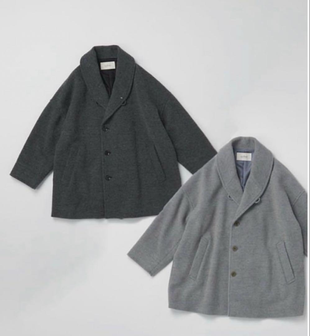 ネストローブ シェットランドモッサショールカラーコート - メルカリ