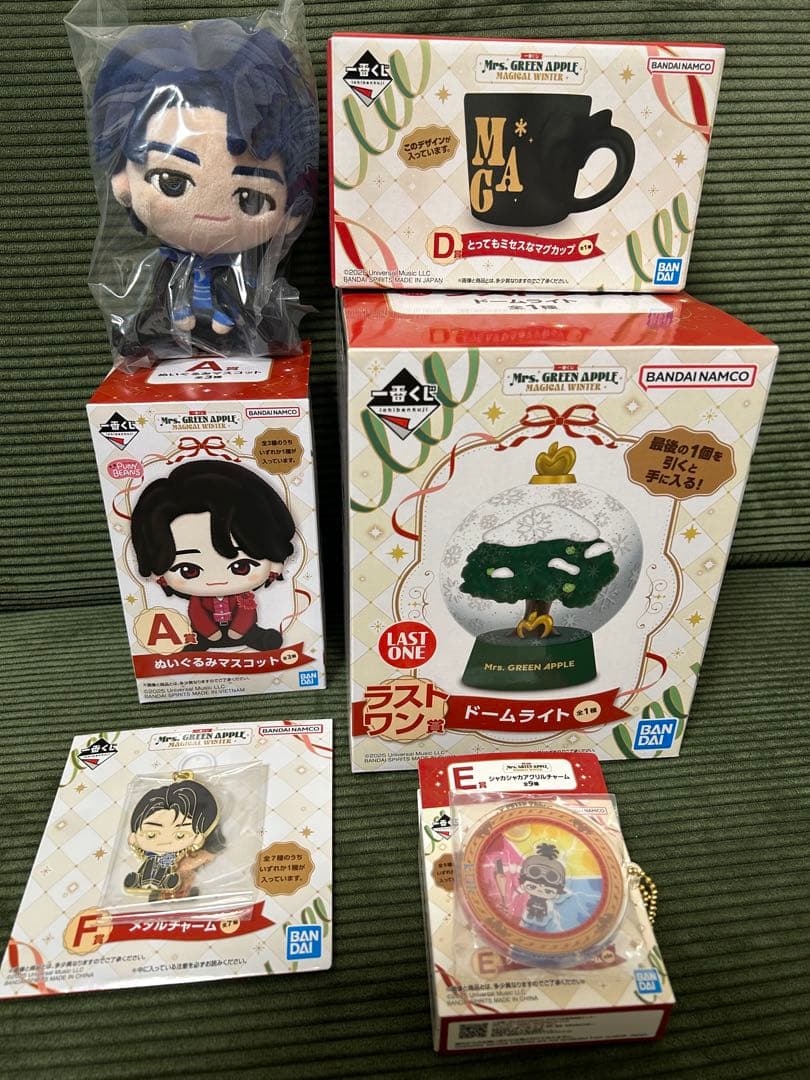 Mrs. GREEN APPLE 一番くじ　5点セット 一番くじ Mrs. GREEN APPLE MAGICAL 10 YEARS｜一番くじ倶楽部｜BANDAI