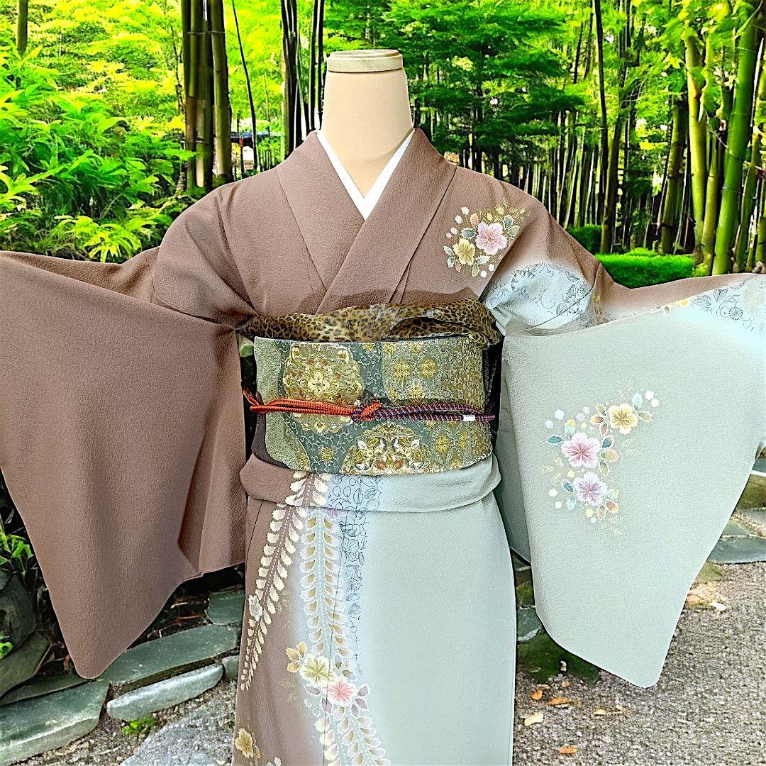 ♢極美品♢十日町名門翠山工房謹製♢ 幻の辻ヶ花絞り染め訪問着♢単品