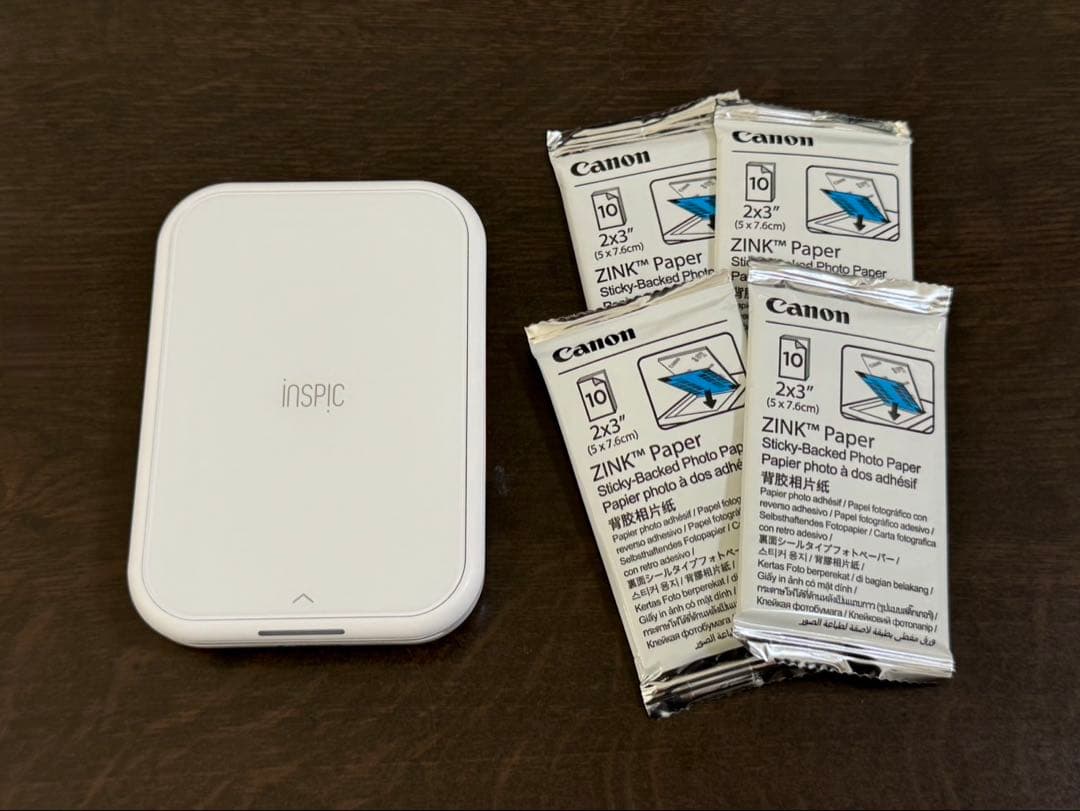 Canon iNSPiC PV-223 ホワイト （インクペーパー40枚付き） iNSPiC PV-223＋用紙セット ※特典付き