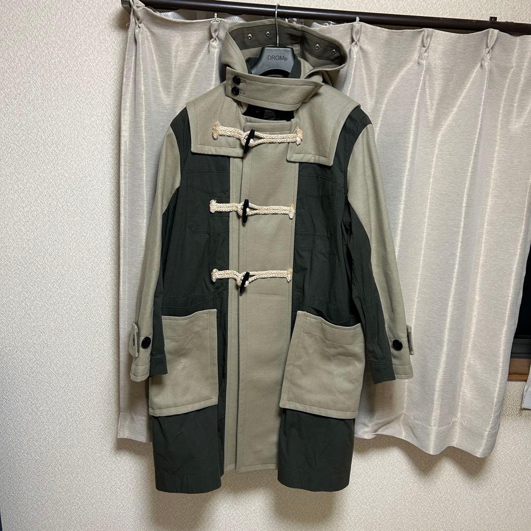 SACAI ダッフルコート Wool Melton Coat ドッキング　再構築 sacai(サカイ) 21AW Wool Melton Coat ウール メルトン 切替 ダッフル