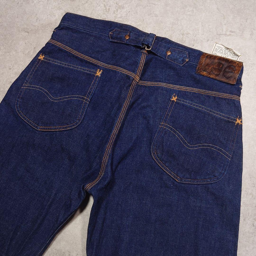 90s 00s Lee 16101 デニム 濃紺 耳付 ハラコパッチ W33 - メルカリ