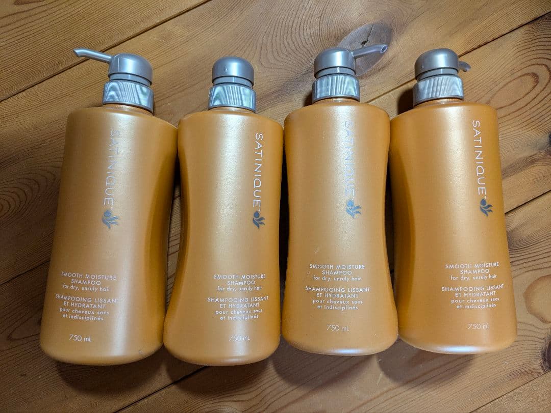 SATINIQUE スムースモイスチャーシャンプー 750ml 4本セット