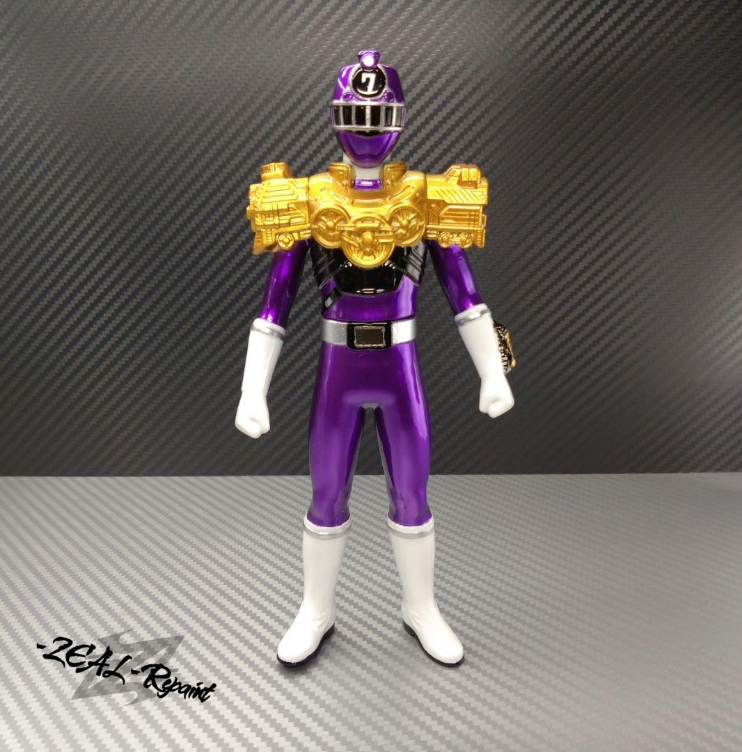 【専用出品】烈車戦隊トッキュウジャー 赤→紫 カラーリペイント 烈車戦隊トッキュウジャー」変身アイテム、 初商品化の22種を集めたSP