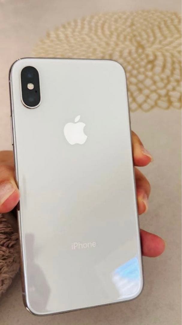 Apple iPhone X シルバー 本体 値下げ可 - メルカリ