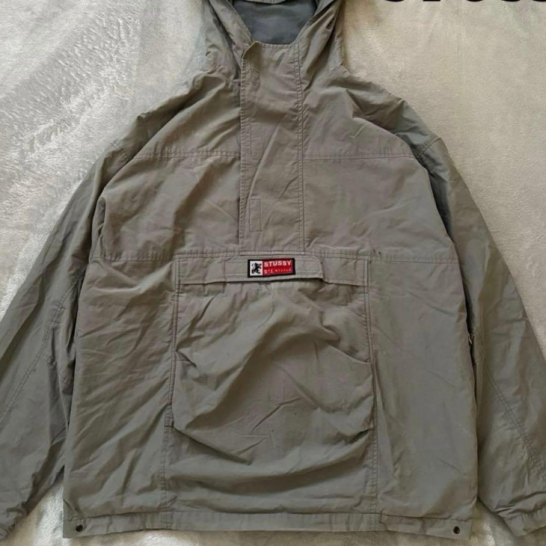 OLD STUSSY アノラックパーカー ナイロンジャケット y2k テック 90s old stussy anorak parka