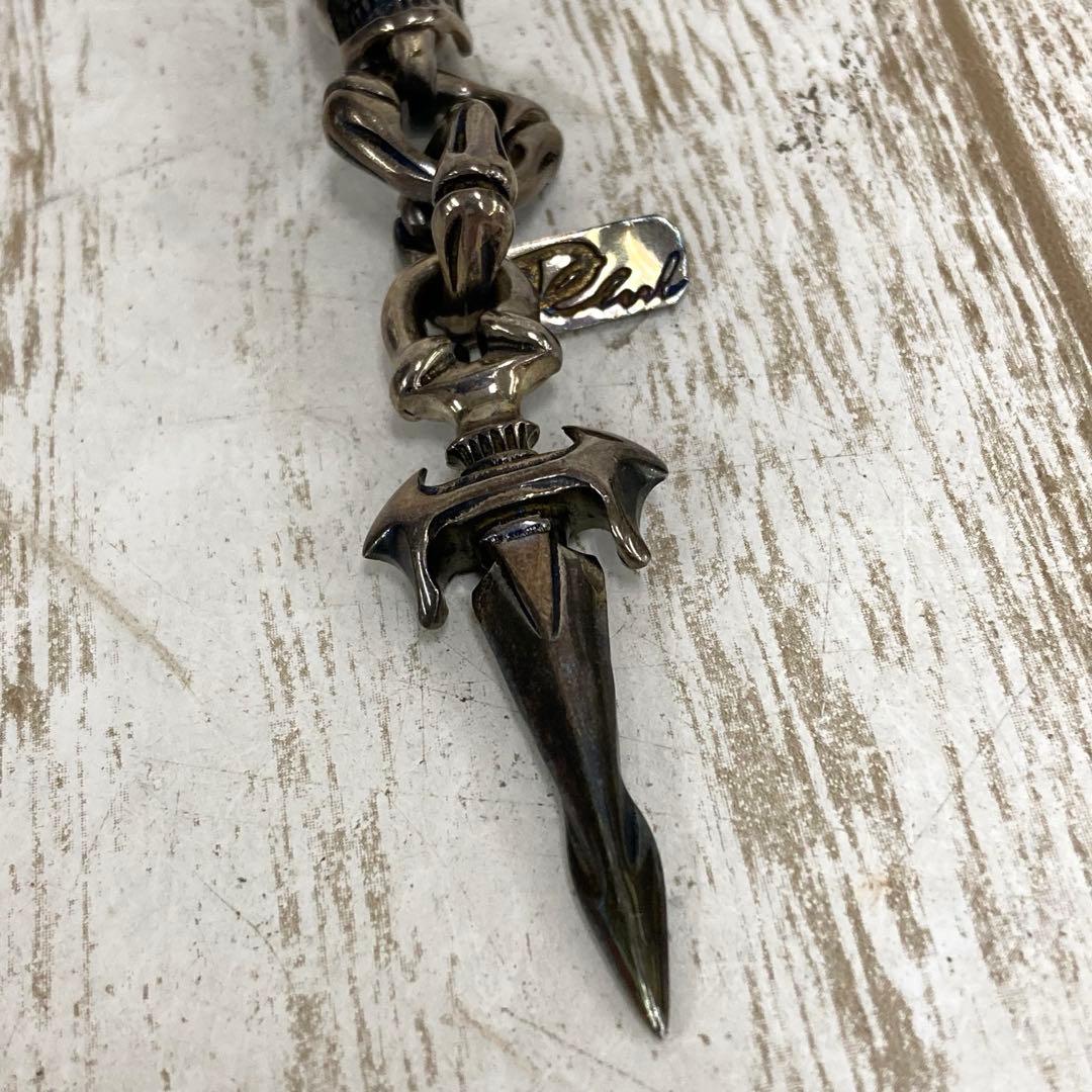 ra-2353) RA-Studio スカル＆ソード 925 キーホルダー NEIGHBORHOOD