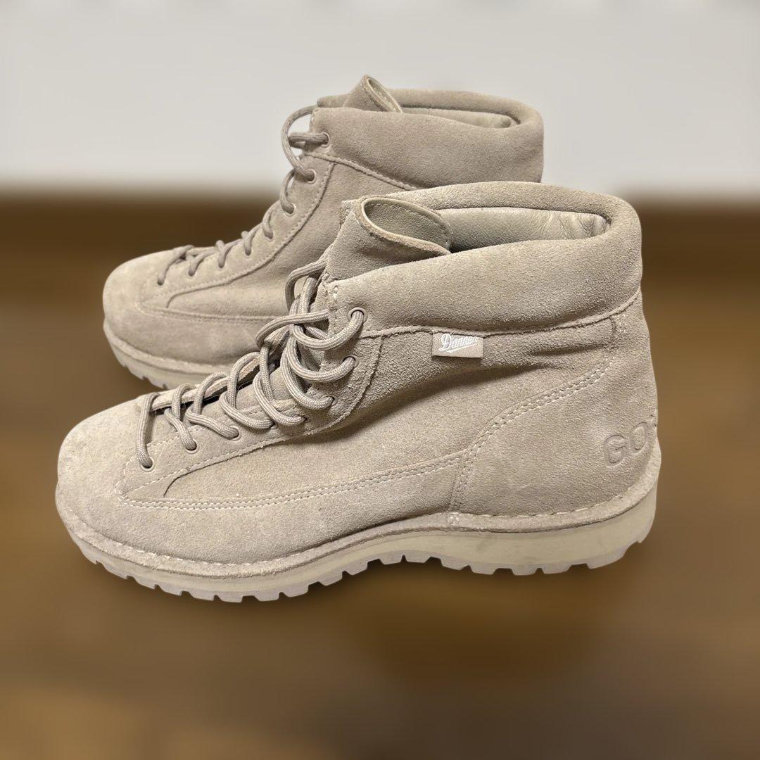 GORE-TEX ベージュスエードハイカットブーツ - メルカリ