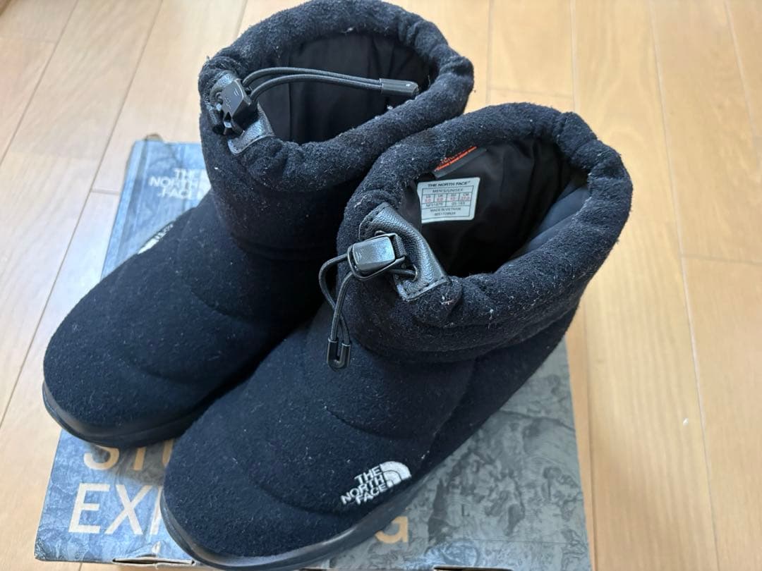 ノースフェイス ヌプシブーツ27.0cm黒　防寒 nuptseウール THE NORTH FACE（ザ ノースフェイス） スノーブーツ 防水 メンズ