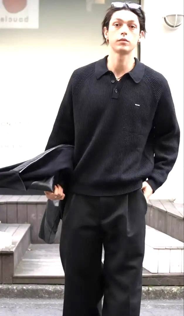 Supreme Small Box Polo Sweater 